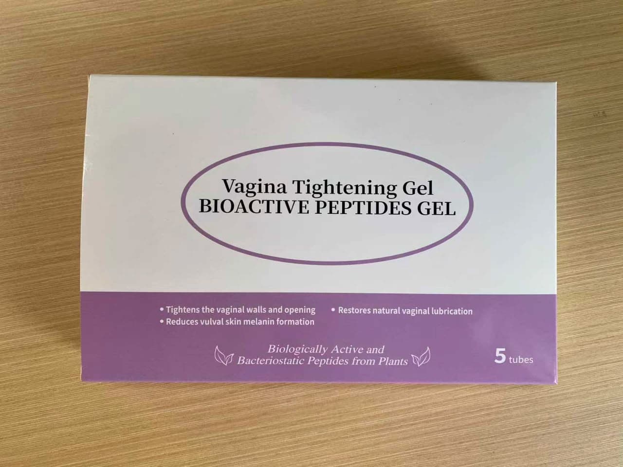 Bioactive Peptides Gel — Product Box Display